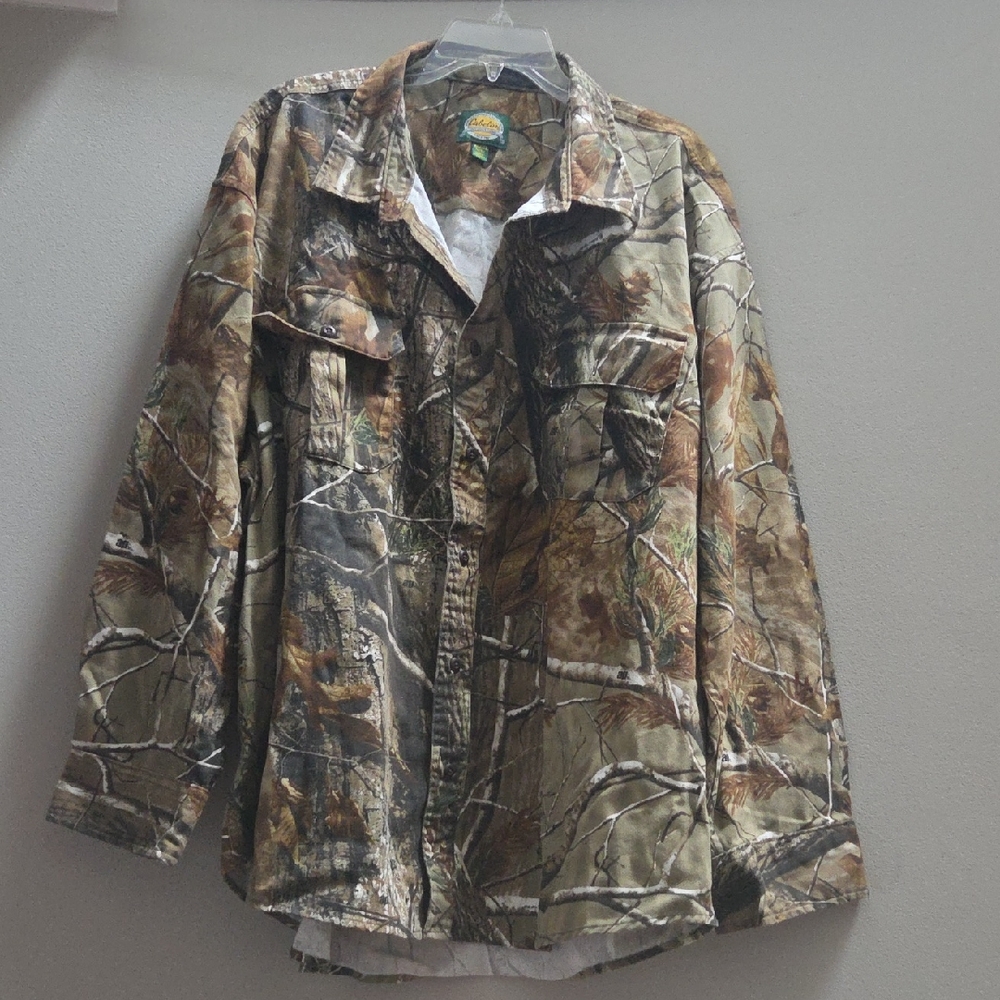 Cabela's Camouflage Outdoor Gear Shirt Size 3XL
